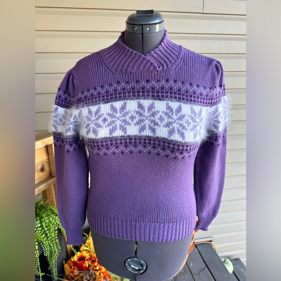 Vintage 1980’s Marceau Sports 100% wool made in the USA sweater - Picture 1 of 6